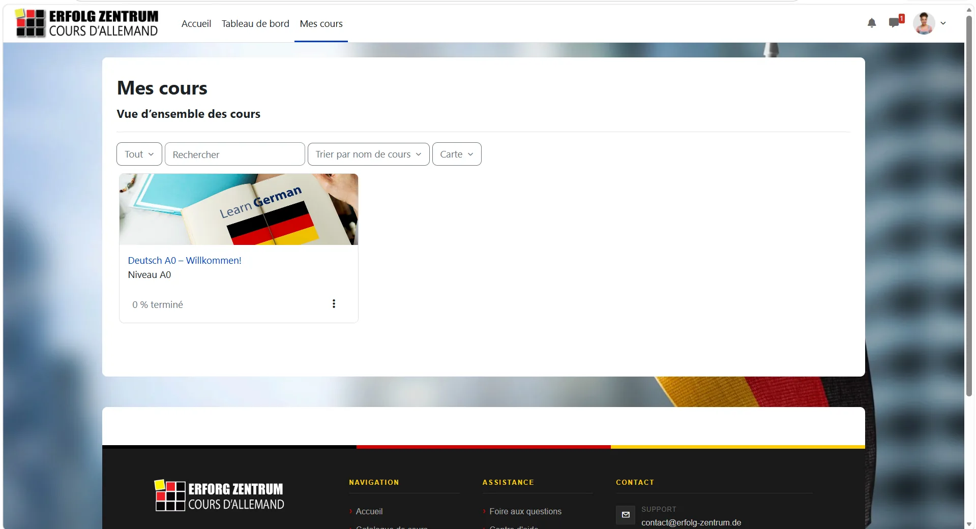 Erfolg Zentrum Online — vue 1